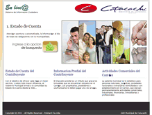 Tablet Screenshot of cotacachienlinea.gob.ec